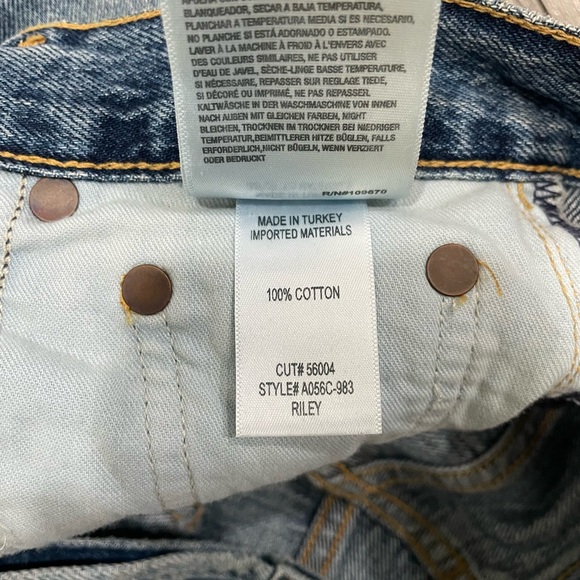 AGOLDE Riley High Rise Straight Crop Jeans Sz 23 - Picture 10 of 11